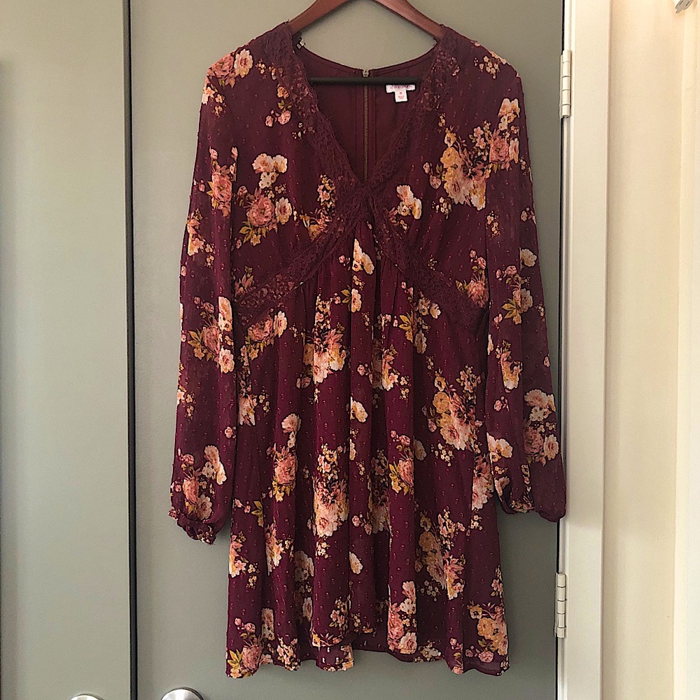 Floral Long Sleeve Dress
